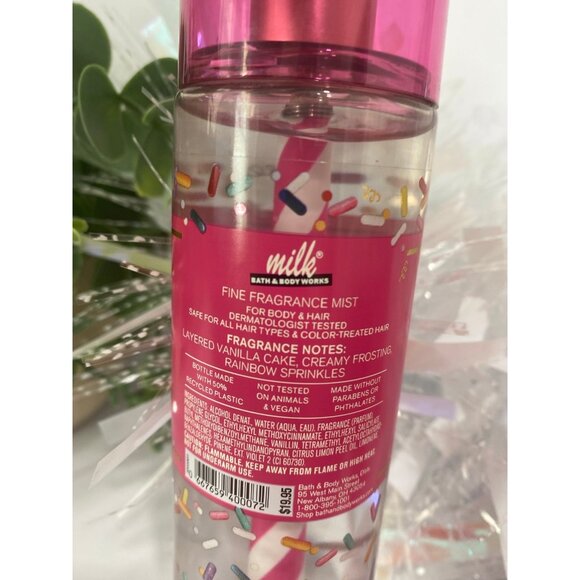 Bath & Body Works Limited Edition “Milk Bar Birthday Cake” New 2-Pc Set - Picture 3 of 8